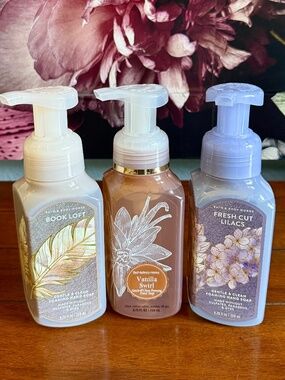 NEW 3-Pc Foaming Hand Soap Bath & Body Works